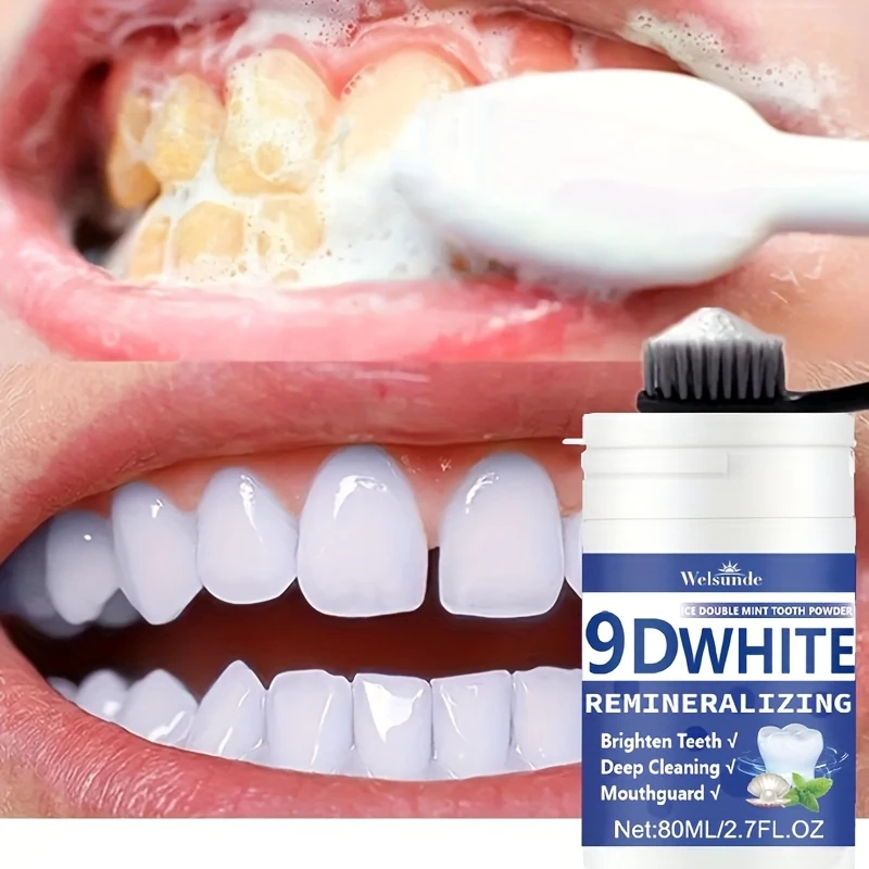 Teeth Whitening China - Polvere Dentifricia Remineralizzante 9D con Idrossiapatite,