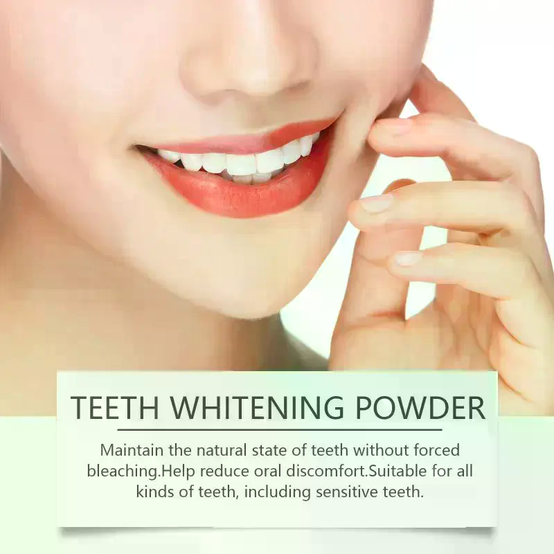 Teeth Whitening Powder - Polvere Sbiancante per Denti 15g, Elimina