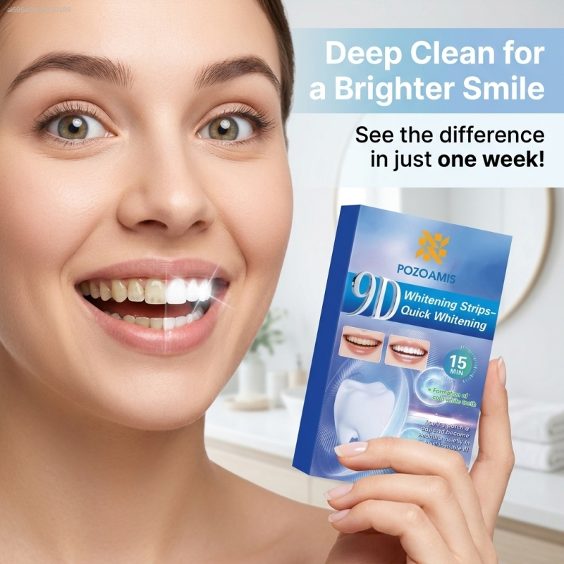 Teeth Whitening Strips - Strisce sbiancanti e illuminanti per i