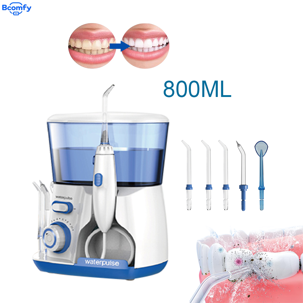Water Flosser Cordless - Idropulsore Elettrico Waterpulse 800ml ad Alta