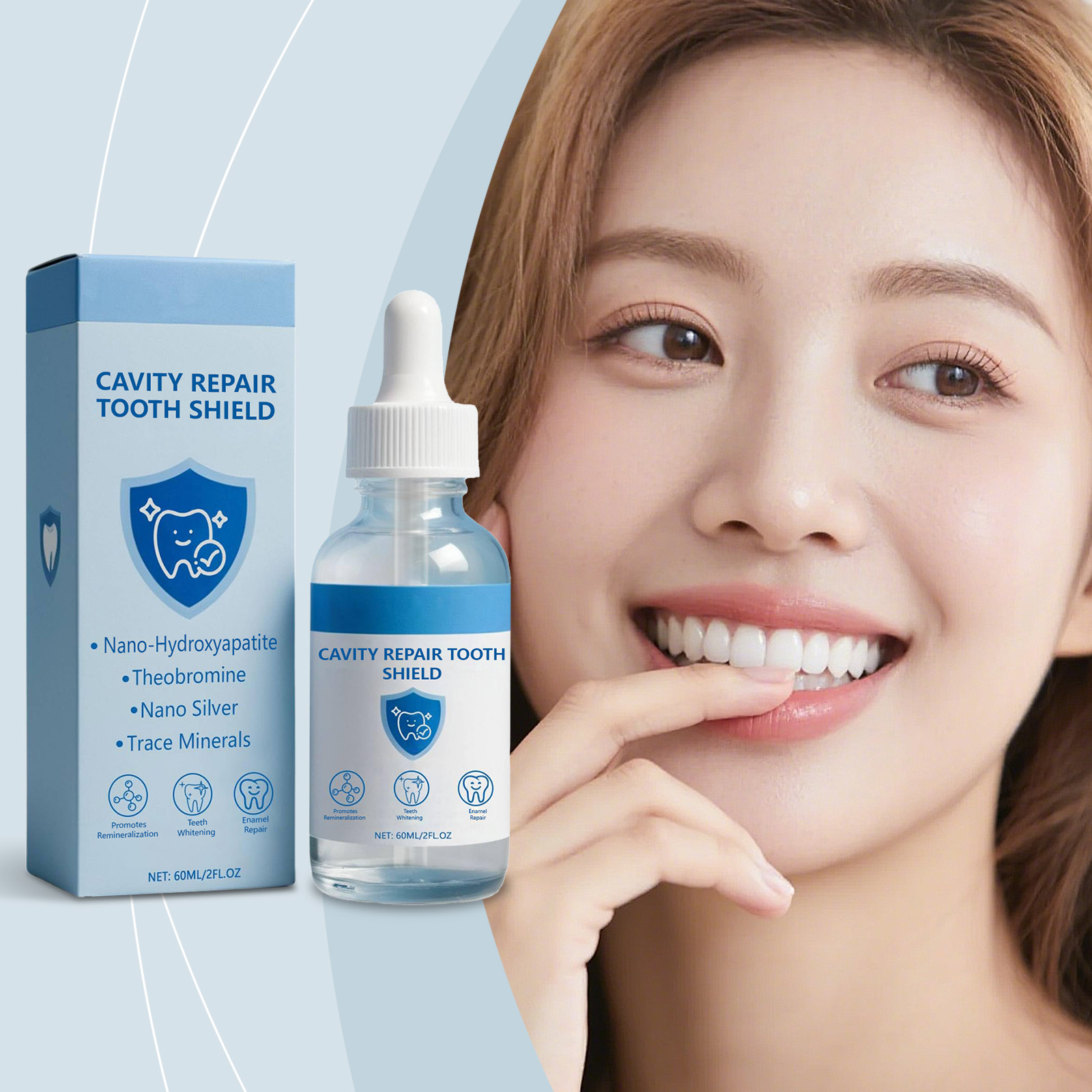 Teeth Whitening And Stain Removal - 60ml Sbiancamento Dei Denti Polacco Riparazione