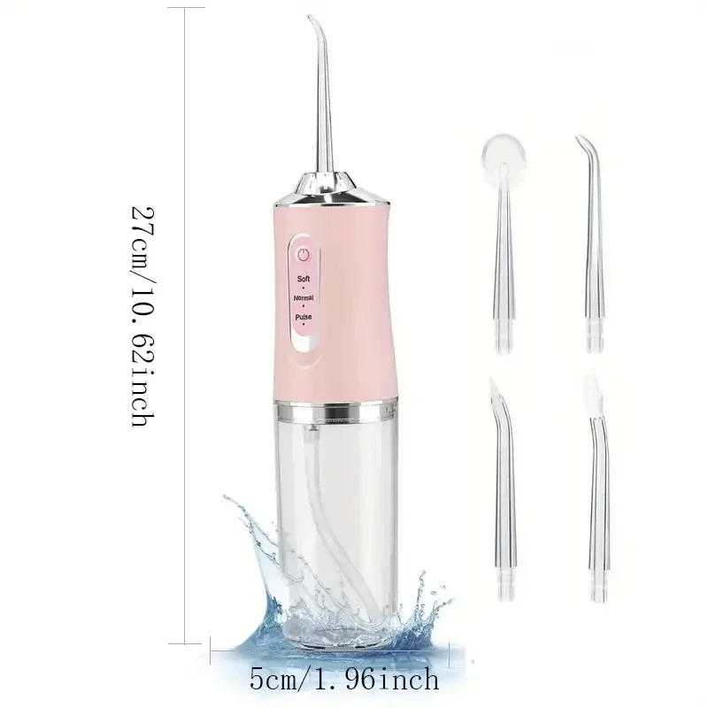 Water Flosser Cordless - Irrigatore Orale Elettrico Portatile Intelligente, Idropulsore
