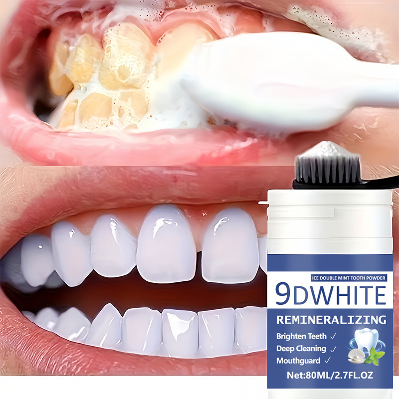 Teeth Whitening Powder - Polvere sbiancante per denti 9D Purple