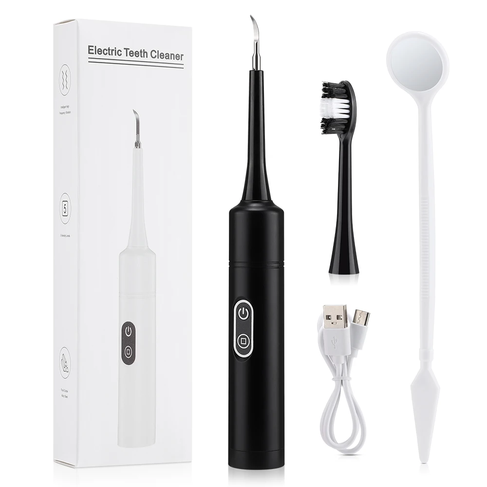 Teeth Whitening And Stain Removal - Scalatore Dentale Elettrico a Vibrazione Sonica