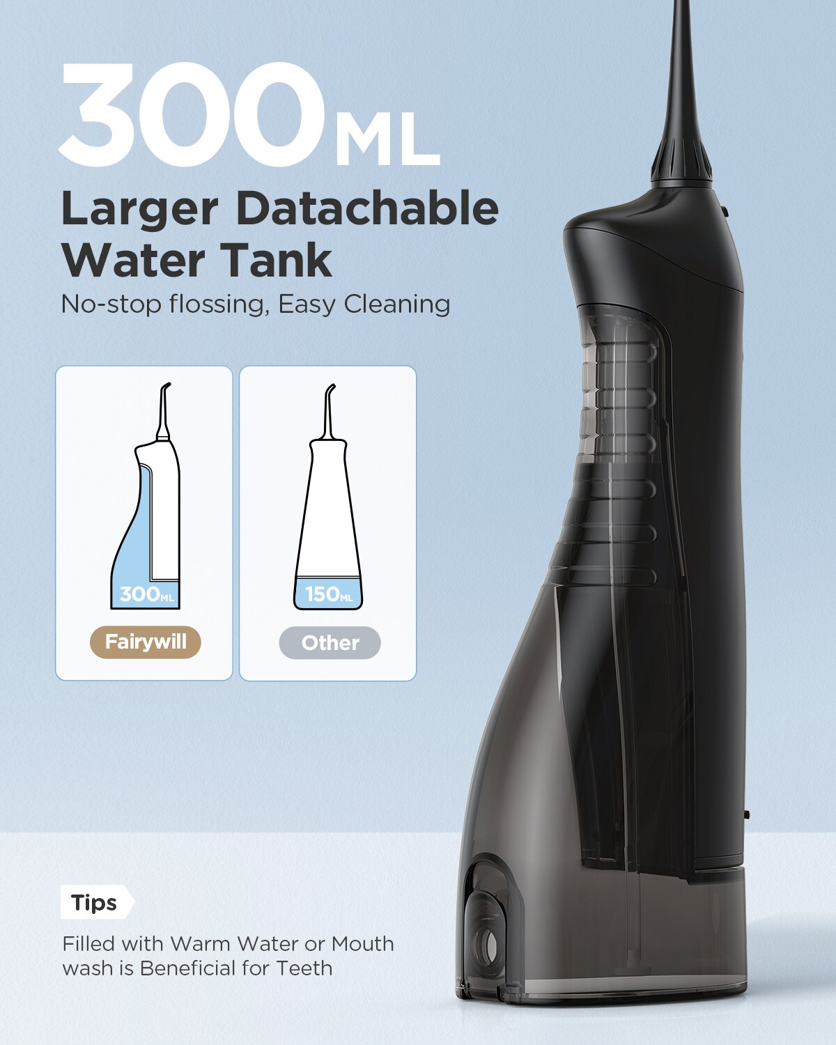 Fairywill Acqua Flossers Irrig - Water Flosser Cordless recensione e prezzo