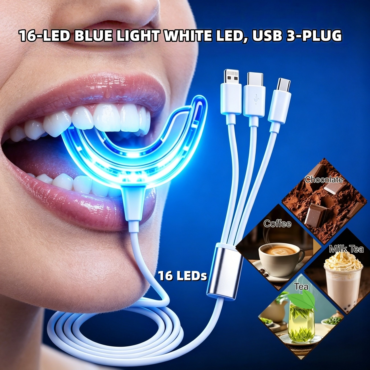 Kit sbiancante per denti porta - Teeth Whitening Led Kit recensione e prezzo