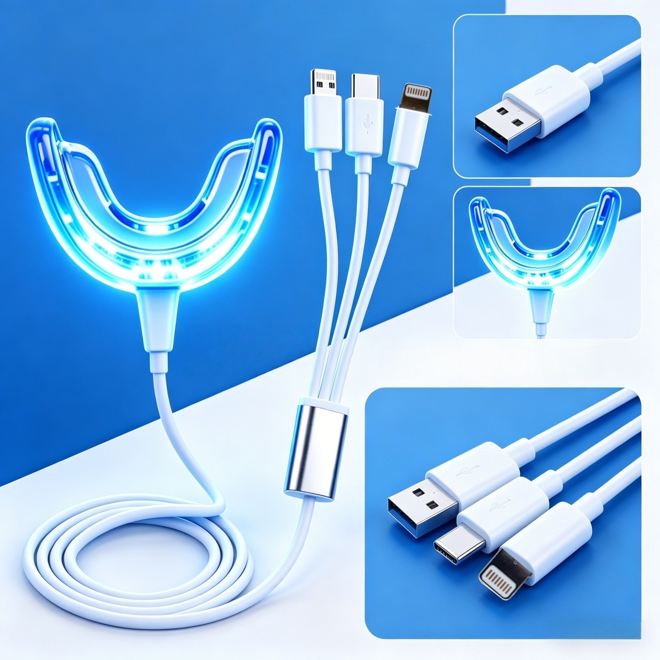 Kit sbiancante per denti porta - Teeth Whitening Led Kit recensione e prezzo