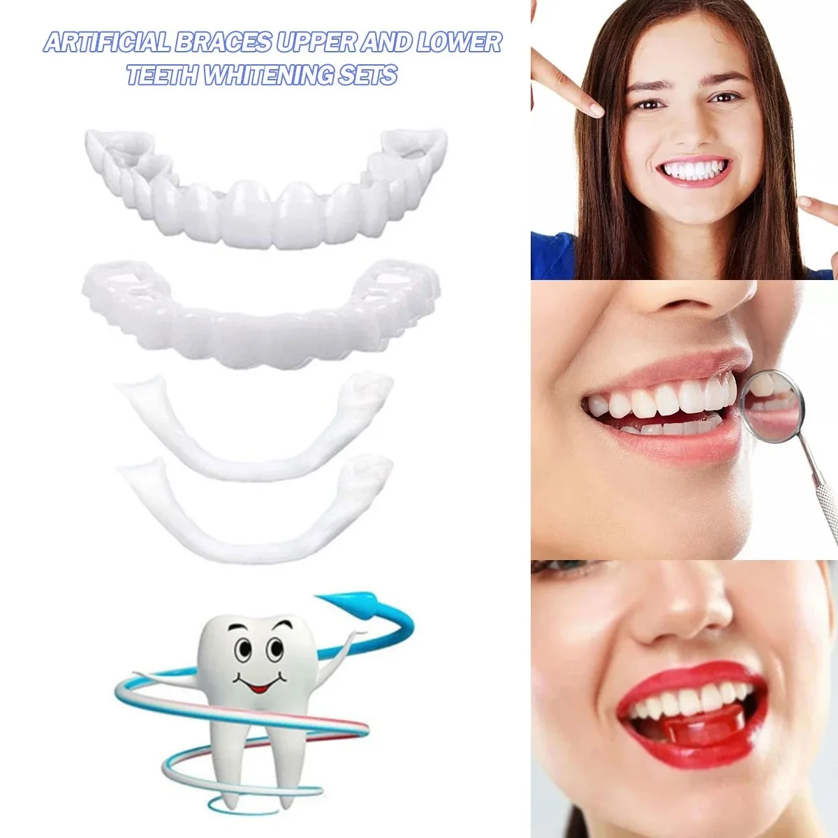 Faccette Dentali Sbiancanti, P - Teeth Whitening Veneers recensione e prezzo