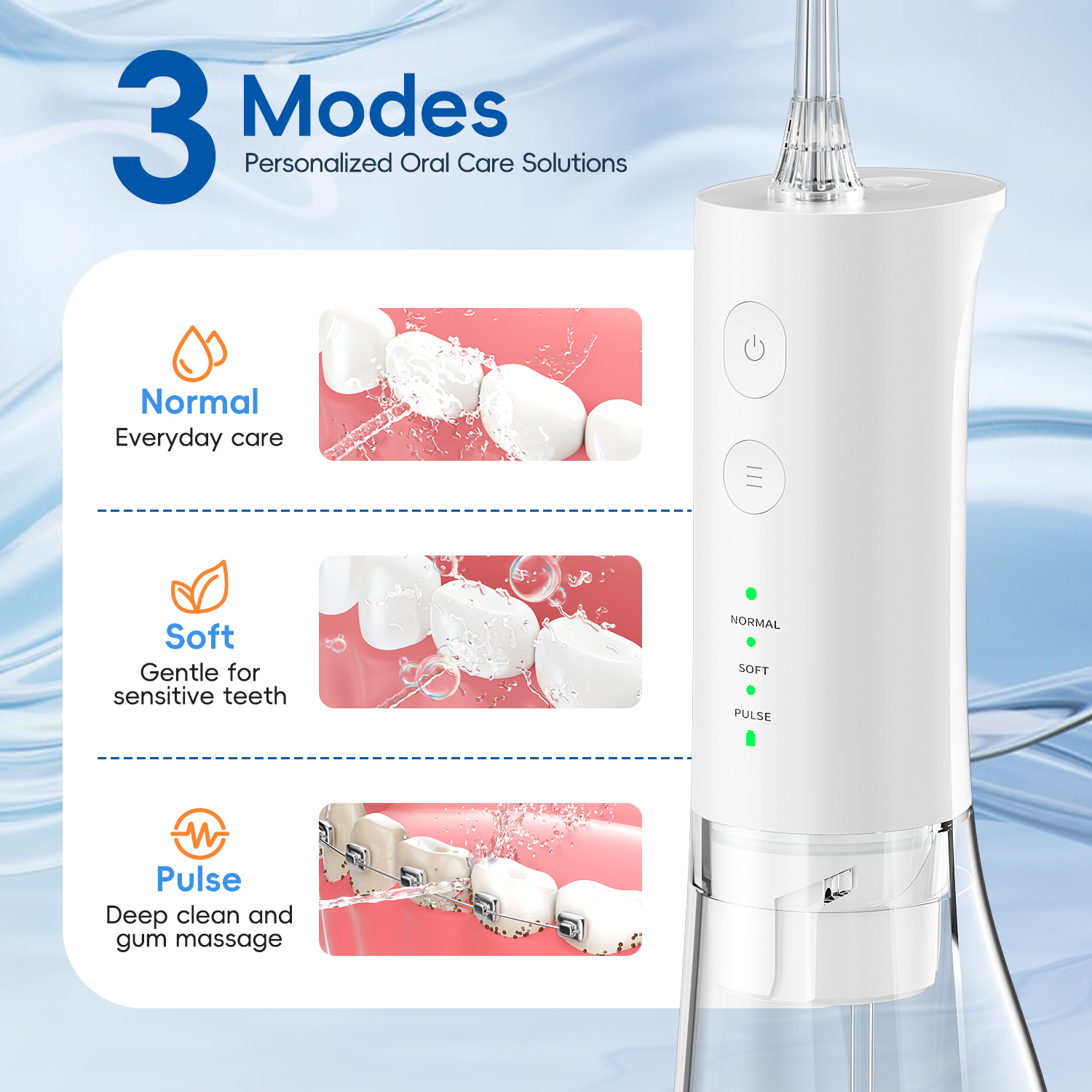 Nuovo Idropulsore Portatile F2 - Water Flosser Cordless recensione e prezzo