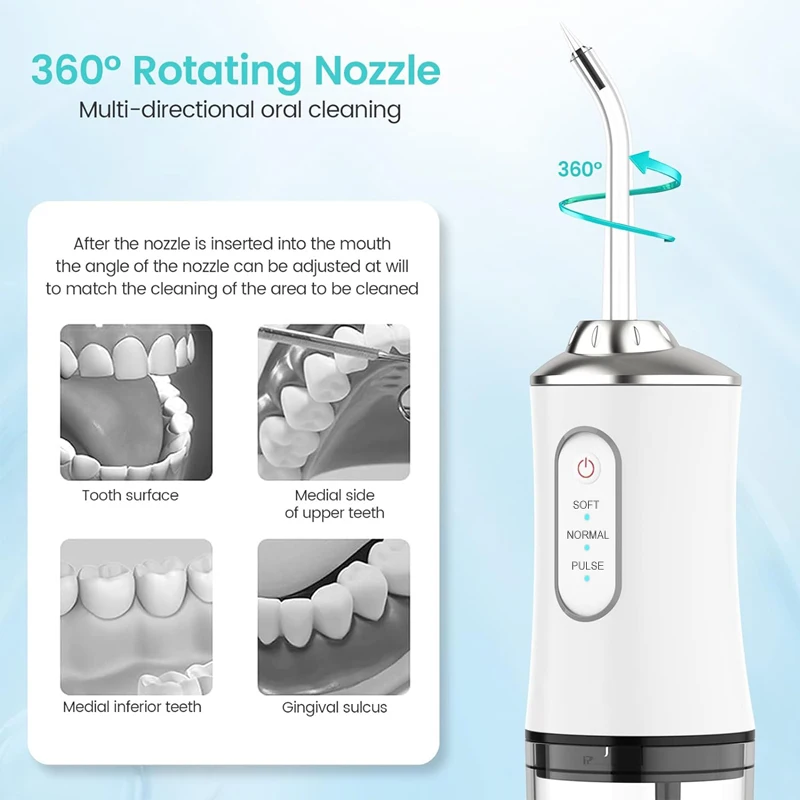 Portatile Dentale Acqua Flosse - Water Flosser Cordless recensione e prezzo