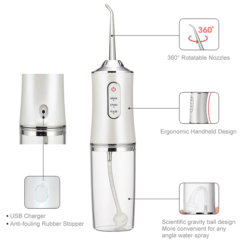 Irrigatore Orale Elettrico Por - Water Flosser Cordless recensione e prezzo