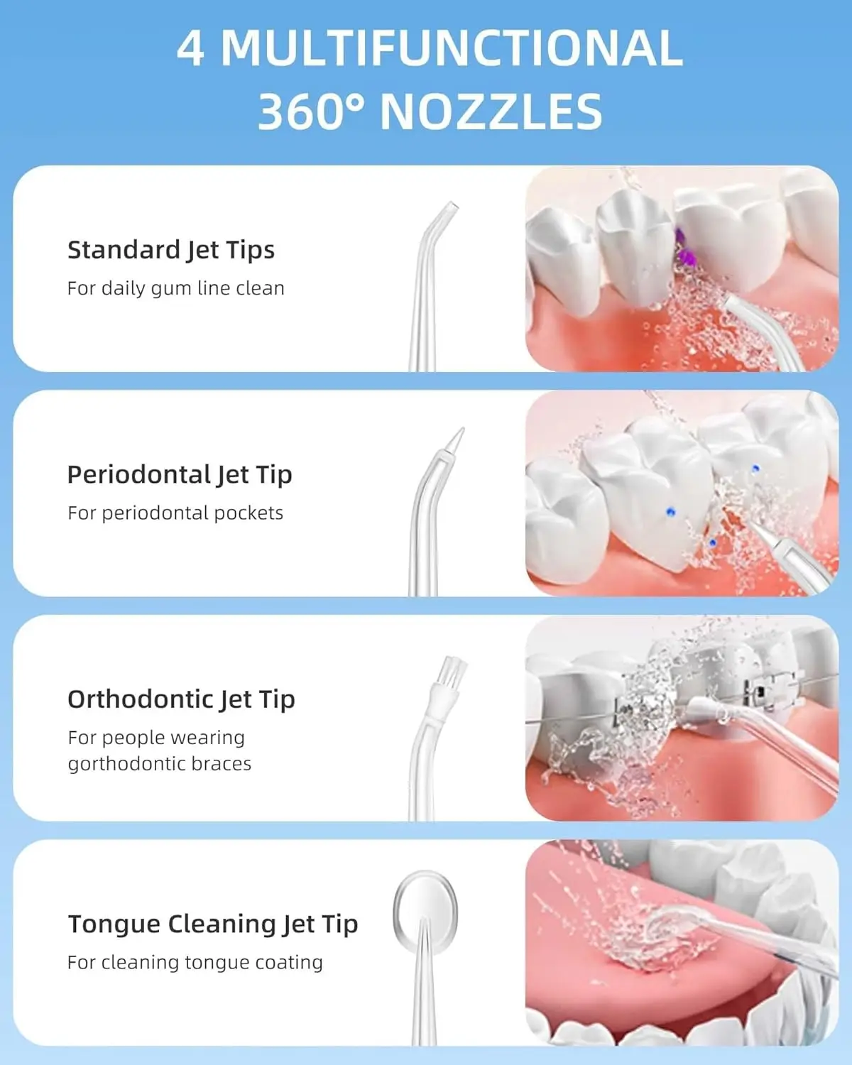 Idropulsore portatile per irri - Water Flosser Cordless recensione e prezzo