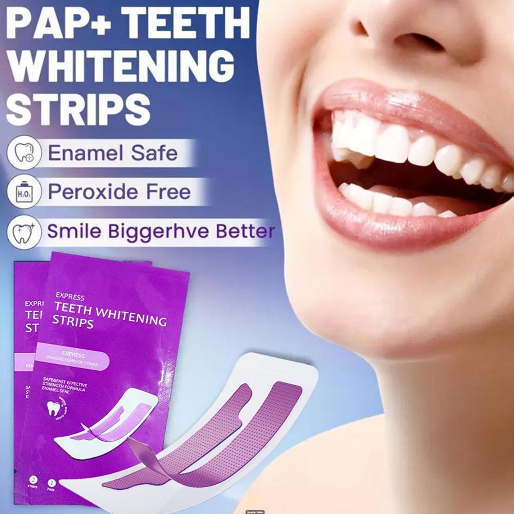 Strisce sbiancanti viola per d - Teeth Whitening Instant recensione e prezzo