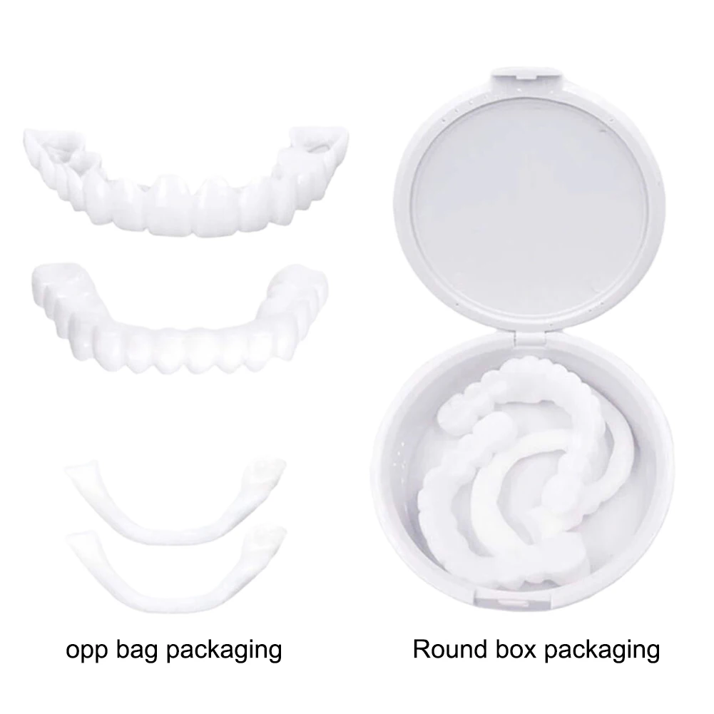2 paia dentiere denti dentiera - Teeth Whitening Mask recensione e prezzo