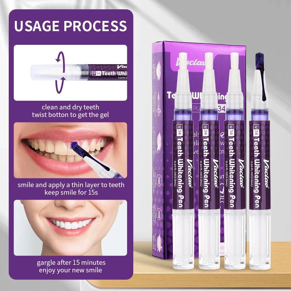 Vaclav V34 Penna gel sbiancant - Teeth Whitening Instant recensione e prezzo